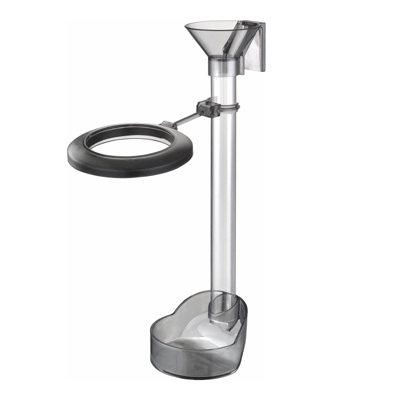 Žuvų akvariumo maitinimo vamzdelis, daugiafunkcis akrilinis žuvų ir krevečių maitinimo artefaktas, apsaugantis nuo dreifo, plūduriuojantis vandenyje, dvigubos paskirties, specialus žolės akvariumas