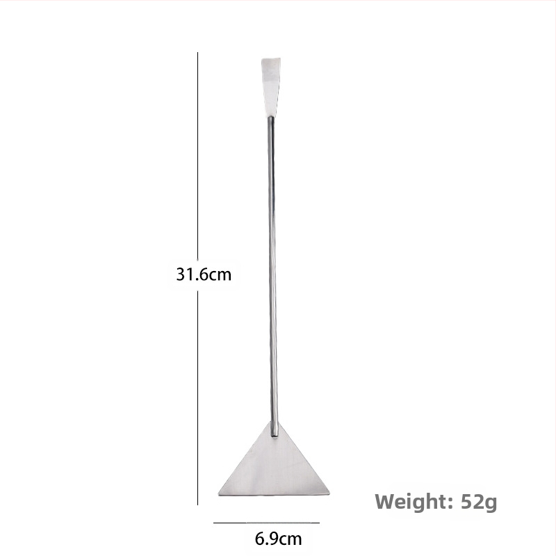 Perie de curățare a acvariului, instrumente acvatice, lopată plată din oțel inoxidabil, răzuitor de mușchi, îndepărtarea algelor acvatice, lopată pentru acvariu