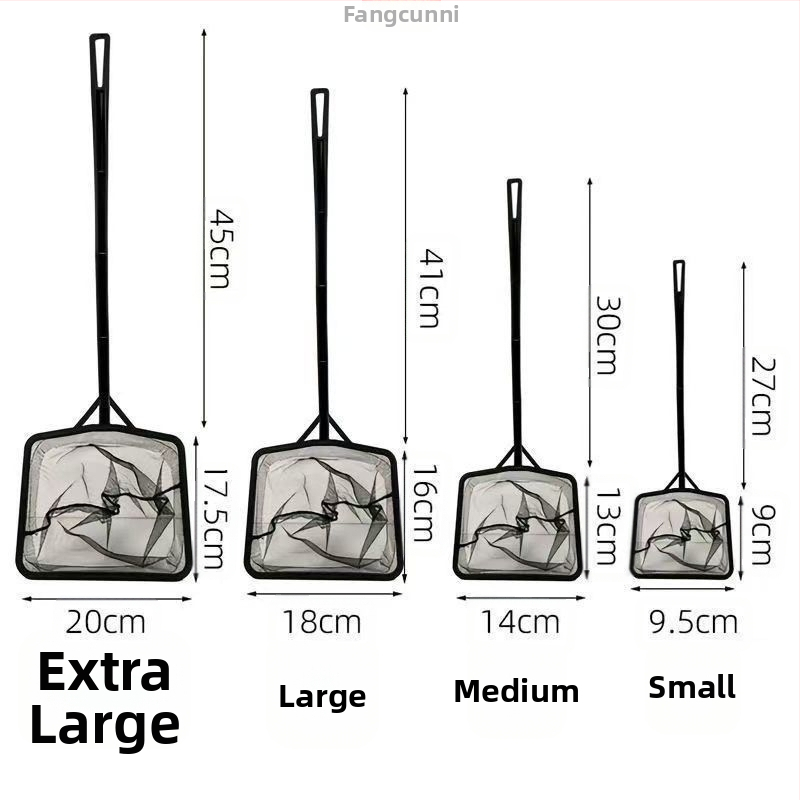 Žuvų rezervuaro žvejybos tinklas, žvejyba, daugiafunkcis akvariumo kopijavimo tinklas, kvadratinis ištraukiamas nerūdijantis plienas, nekenkia žuvų tinklo gamyklai