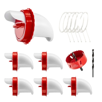 Linnukasvatuse söötja vihmakindel automaatne söötja kana-pardisöötja ämber gravitatsiooniküna jootur Amazoni hulgimüük