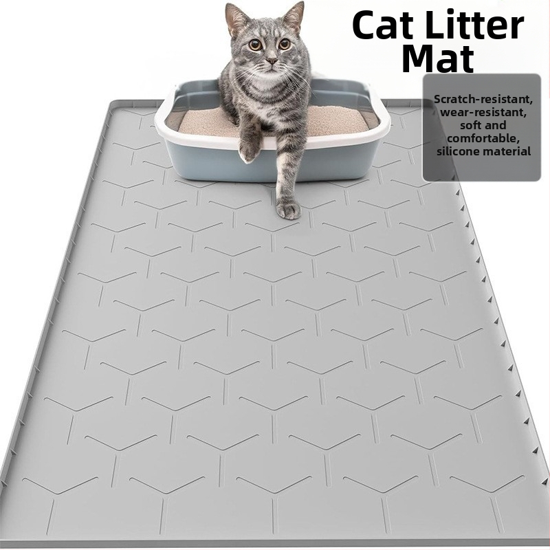 Kisállat padlószőnyeg vízálló vizeletgátló macskaszőnyeg kutya alvószőnyeg kiürülésgátló nagy szilikon macskaalom szőnyeg kutyaketrec alátét