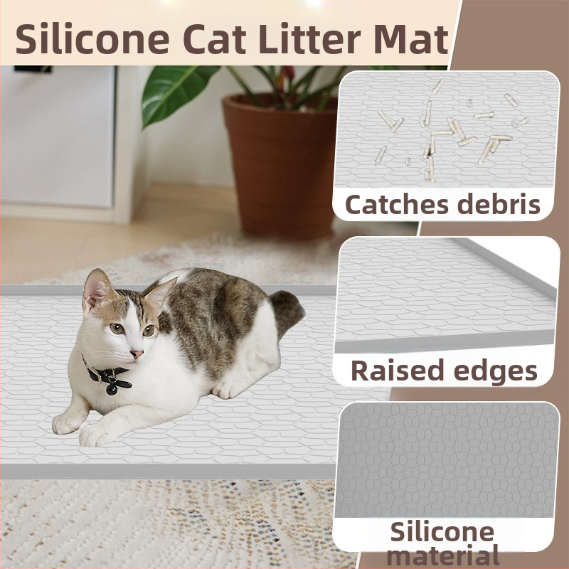 Podložka pre domáce zvieratá, vodotesná proti moču, podložka pre mačky, podložka na spanie pre psov, proti vyberaniu, veľká silikónová podložka pre mačky, podložka do klietky pre psov