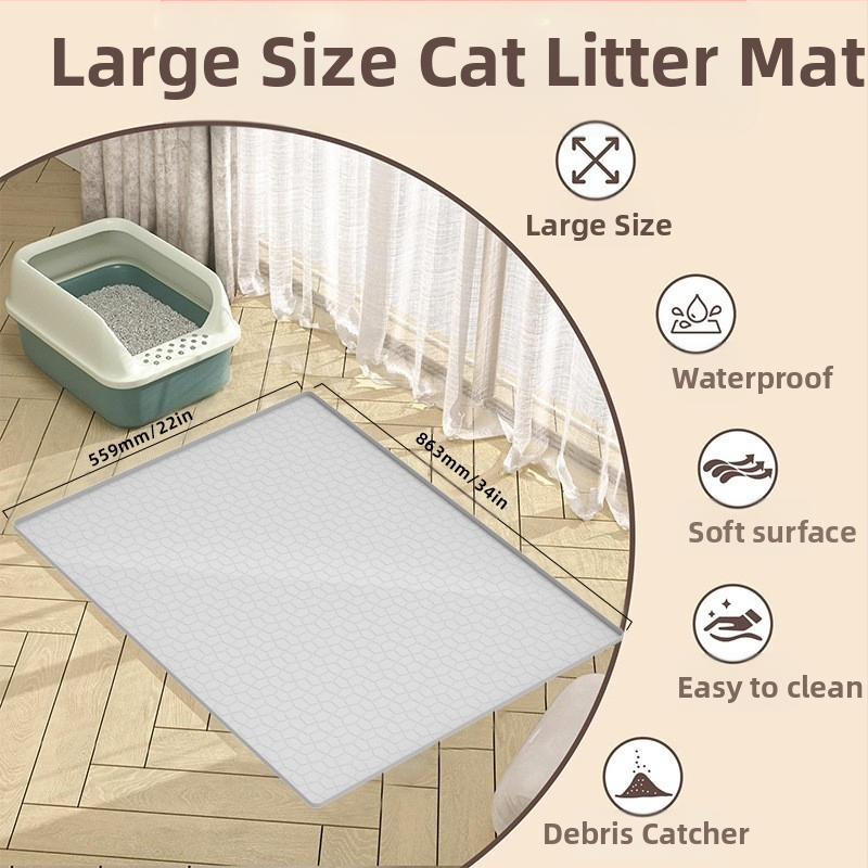 Podložka pre domáce zvieratá, vodotesná proti moču, podložka pre mačky, podložka na spanie pre psov, proti vyberaniu, veľká silikónová podložka pre mačky, podložka do klietky pre psov