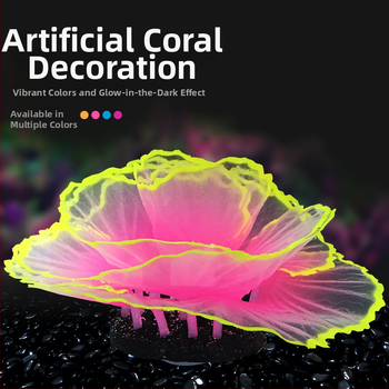 Akvaariumikaunistused, kaunistused, kalapaak, haljastus, korallide simulatsioon, salat, korall, helendav veealune maailm, väike maastik