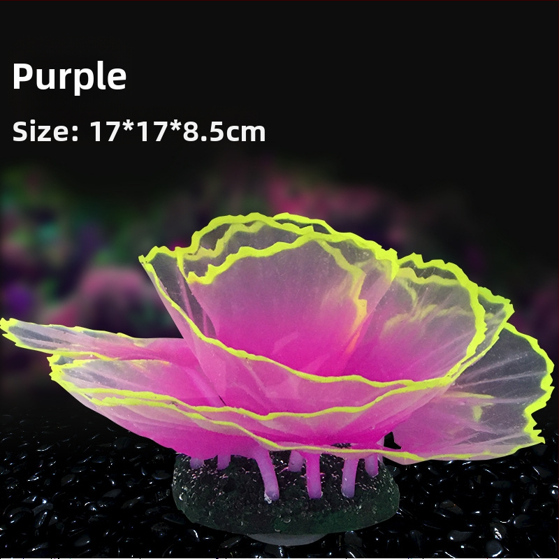 Akvaariumikaunistused, kaunistused, kalapaak, haljastus, korallide simulatsioon, salat, korall, helendav veealune maailm, väike maastik