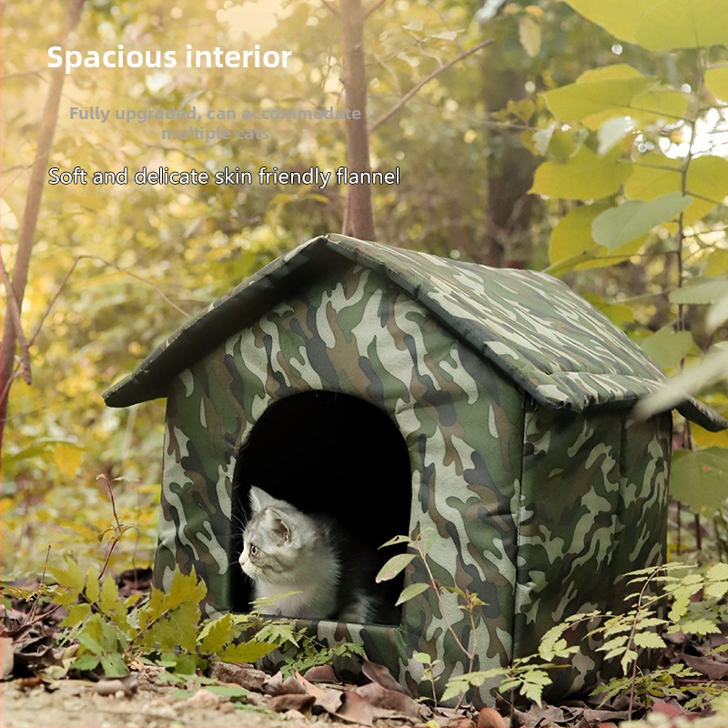 Priama dodávka zimných hniezd pre mačky, vonkajšie hniezda pre túlavé mačky a psy, odnímateľné a umývateľné, jednodielne dropshippingové, exkluzívne hniezda pre mačky v zahraničí