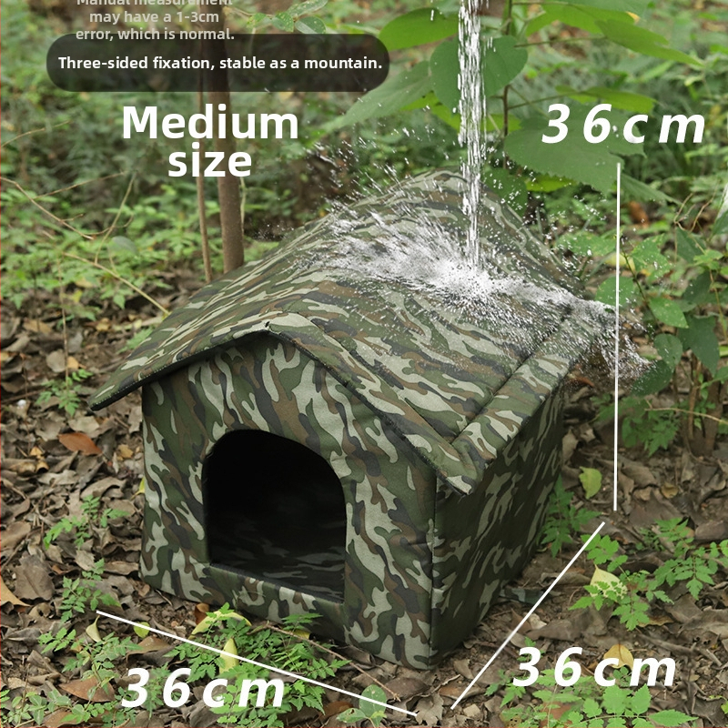 Izravna tvornička isporuka zimskih gnijezda za mačke, vanjska gnijezda za napuštene mačke i pse, uklonjiva i periva, jednodijelna dropshipping, ekskluzivna gnijezda za mačke preko granice