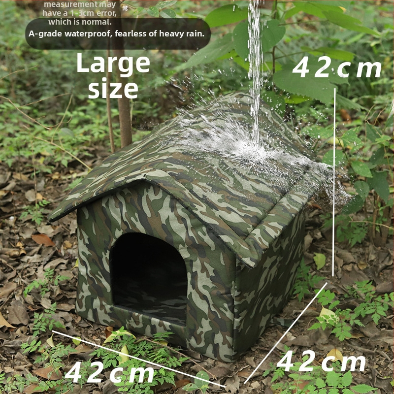 Izravna tvornička isporuka zimskih gnijezda za mačke, vanjska gnijezda za napuštene mačke i pse, uklonjiva i periva, jednodijelna dropshipping, ekskluzivna gnijezda za mačke preko granice