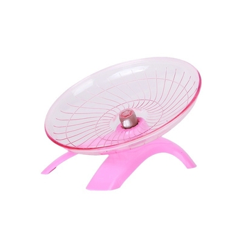 Žiurkėno bėgimo disko velenas Auksinis lokys Skraidanti lėkštė Bėgimo reikmenys Skaidrus bėgimo žaislas 18CM dydžio naminių gyvūnėlių tylus bėgimo takelis