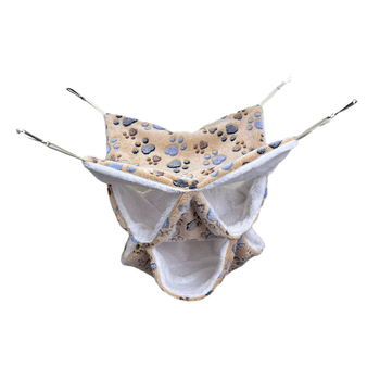 Τσάντα μελιού με μύγα, ζεστή αιώρα διπλής στρώσης από φανέλα, τριών στρώσεων, κρεμαστός υπνόσακος για μικρά κατοικίδια, διασυνοριακός, είδη κατοικίδιων, χάμστερ