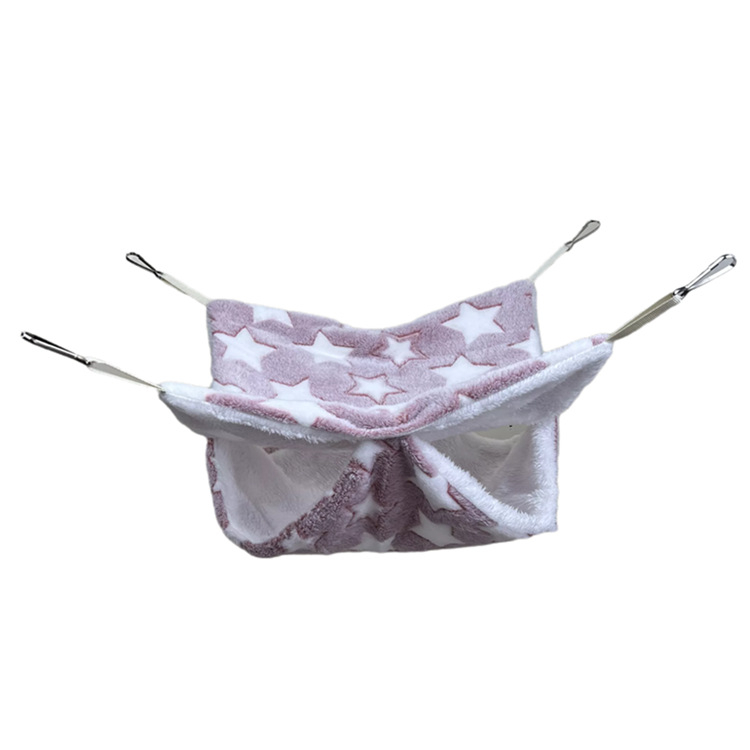 Honey Bag Shrew Warm Double-Layer Flanel Hammock Trojvrstvový Malý Domáci Zvierací Spací Vak Cezhraničný Závesný Veverička Spací Vak Chovateľské potreby Škrečok