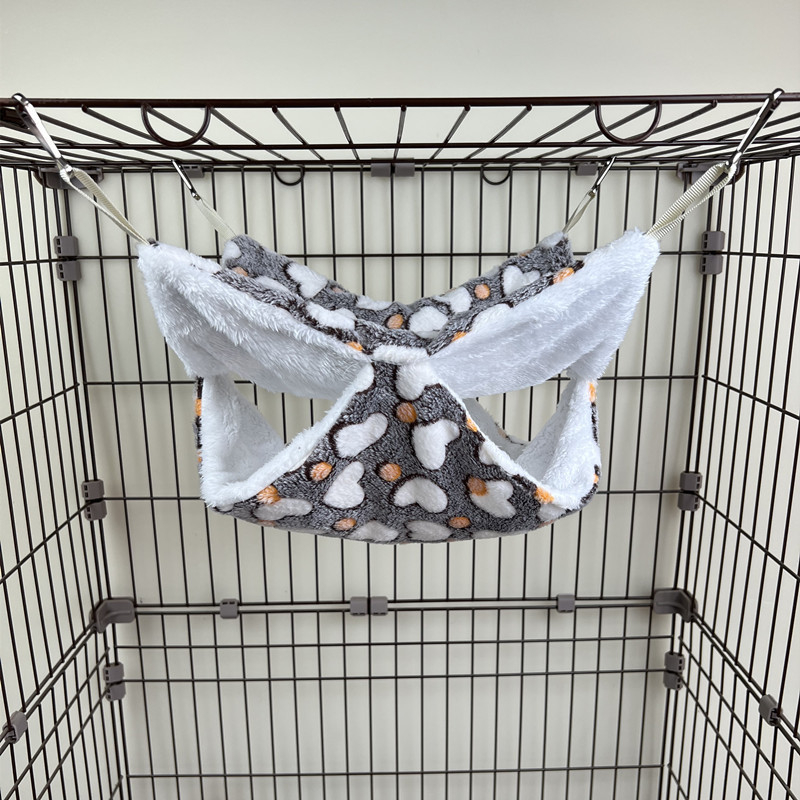 Honey Bag Shrew Warm Double-Layer Flanel Hammock Trojvrstvový Malý Domáci Zvierací Spací Vak Cezhraničný Závesný Veverička Spací Vak Chovateľské potreby Škrečok