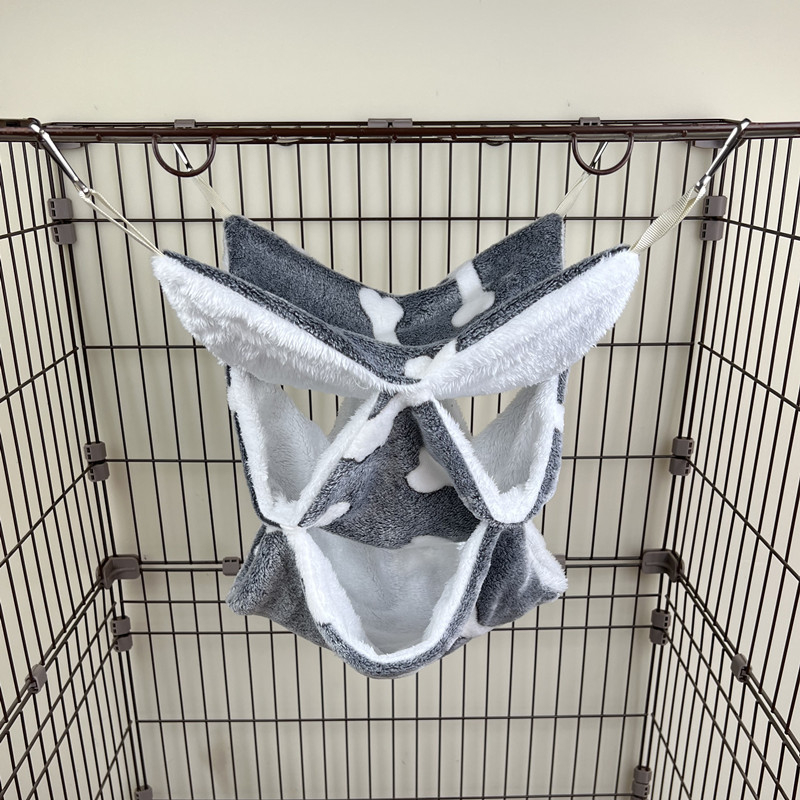 Honey Bag Shrew Warm Double-Layer Flanel Hammock Trojvrstvový Malý Domáci Zvierací Spací Vak Cezhraničný Závesný Veverička Spací Vak Chovateľské potreby Škrečok