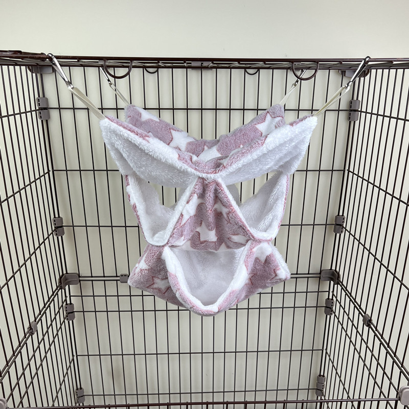 Honey Bag Shrew Warm Double-Layer Flanel Hammock Trojvrstvový Malý Domáci Zvierací Spací Vak Cezhraničný Závesný Veverička Spací Vak Chovateľské potreby Škrečok