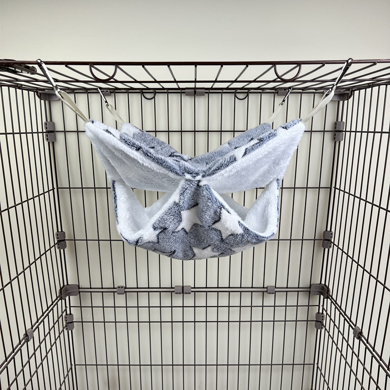 Honey Bag Shrew Warm Double-Layer Flanel Hammock Trojvrstvový Malý Domáci Zvierací Spací Vak Cezhraničný Závesný Veverička Spací Vak Chovateľské potreby Škrečok