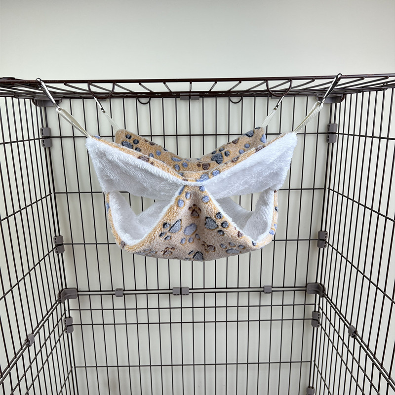 Honey Bag Shrew Warm Double-Layer Flanel Hammock Trojvrstvový Malý Domáci Zvierací Spací Vak Cezhraničný Závesný Veverička Spací Vak Chovateľské potreby Škrečok