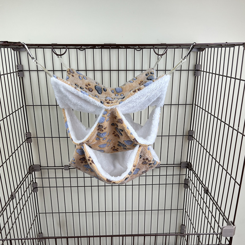Honey Bag Shrew Warm Double-Layer Flanel Hammock Trojvrstvový Malý Domáci Zvierací Spací Vak Cezhraničný Závesný Veverička Spací Vak Chovateľské potreby Škrečok