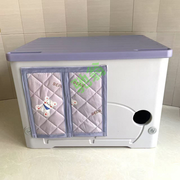 Yut Mačacie hniezdo Four Seasons Univerzálne Dažďovoodolné Opaľovacie Krémy Malé Polouzavreté Mačacie Vilky Plastové Pre Túlavé Mačky Vonkajšie Malé