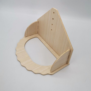 Χονδρική πώληση Amazon Crossborder Hamster Supplies Golden Bear Toy Solid Wood Silent Running Wheel Hedgehog Runner Ξύλινος Ρολός