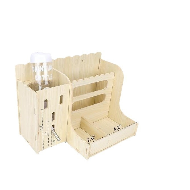 Medinis žolės stovas augintiniams, triušio, Totoro, jūrų kiaulytės, daugiafunkcis virdulys, valgymo dubuo, žolės stovas, reikmenys