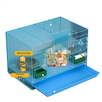 Κλουβί κουνελιού Πολύ μεγάλο εσωτερικό κλουβί κουνελιού με τουαλέτα, κλουβί για ινδικά χοιρίδια, κρυπτογραφημένο πτυσσόμενο κουνελόσπιτο