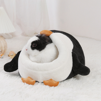 Zhen κατοικίδιο φωλιά εργοστάσιο jizai ημι-κλειστή φωλιά ιπτάμενος σκίουρος ινδικό χοιρίδιο ζεστό κατοικίδιο φωλιά χειμώνα πιγκουίνος πυκνή φωλιά βαμβακιού