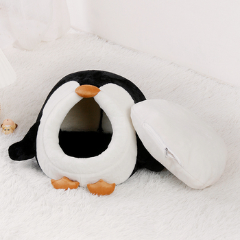 Zhen κατοικίδιο φωλιά εργοστάσιο jizai ημι-κλειστή φωλιά ιπτάμενος σκίουρος ινδικό χοιρίδιο ζεστό κατοικίδιο φωλιά χειμώνα πιγκουίνος πυκνή φωλιά βαμβακιού