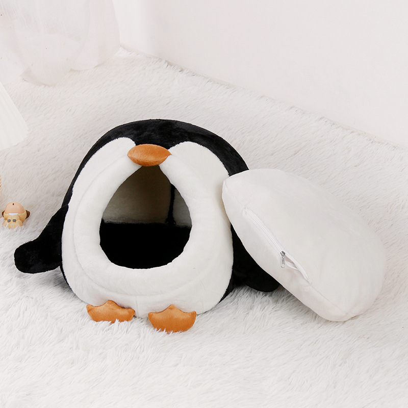 Zhen tvornica gnijezda za kućne ljubimce jizai poluzatvoreno gnijezdo leteća vjeverica zamorac toplo gnijezdo za kućne ljubimce zima pingvin zadebljano pamučno gnijezdo