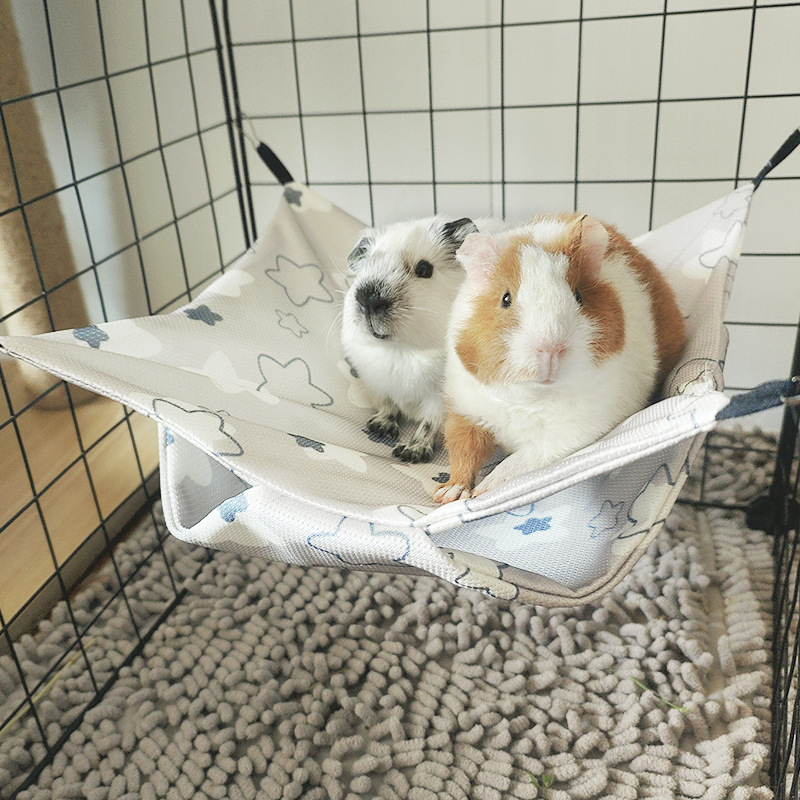 Prekogranična vreća za spavanje za kućne ljubimce, tvor, zamorac, ljetna viseća vreća za spavanje, hrčak, vreća s medom, Glak, vjeverica, dvoslojna viseća mreža od ledene svile