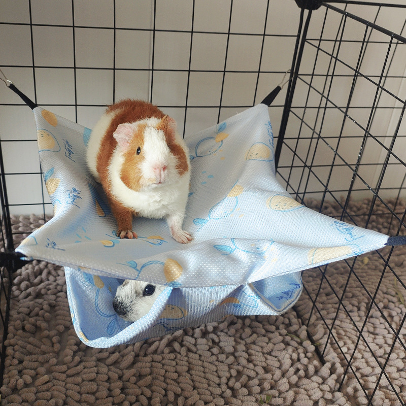 Prekogranična vreća za spavanje za kućne ljubimce, tvor, zamorac, ljetna viseća vreća za spavanje, hrčak, vreća s medom, Glak, vjeverica, dvoslojna viseća mreža od ledene svile