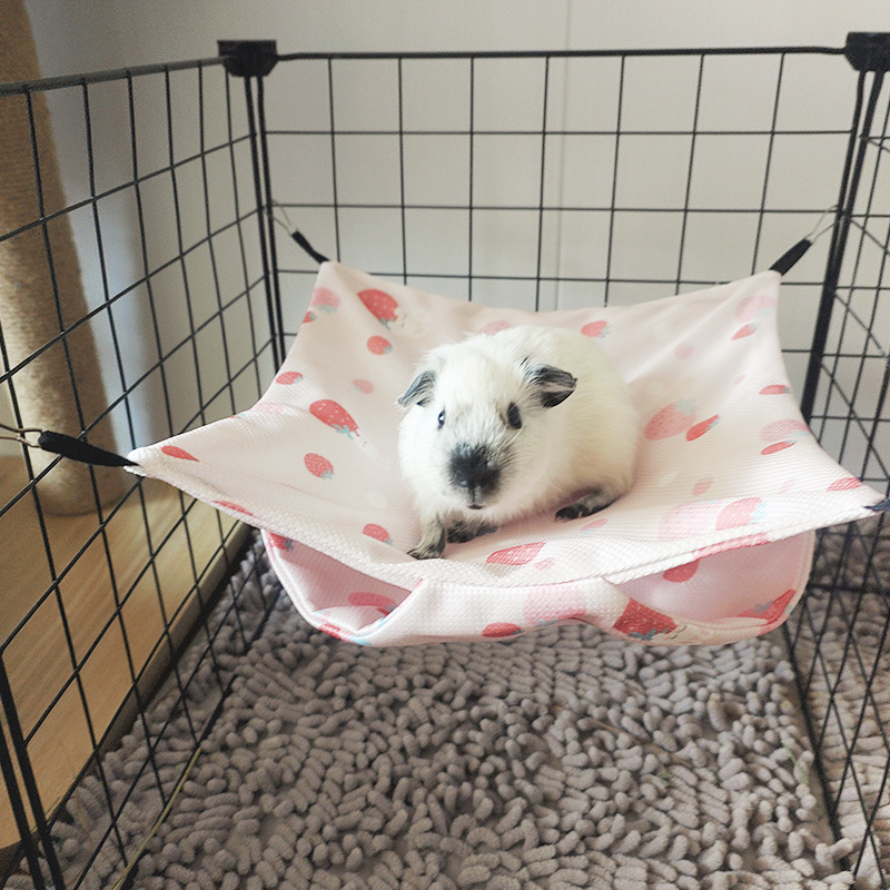 Prekogranična vreća za spavanje za kućne ljubimce, tvor, zamorac, ljetna viseća vreća za spavanje, hrčak, vreća s medom, Glak, vjeverica, dvoslojna viseća mreža od ledene svile