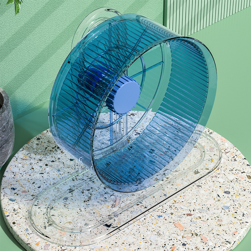 Žiurkėno laikiklis, bėgimo ratas, auksinis lokys, praplatintas ir ypač didelis žiurkėno žaislinis bėgimo ratas, dvigubas guolis, reguliuojamo aukščio, naminių gyvūnėlių reikmenys