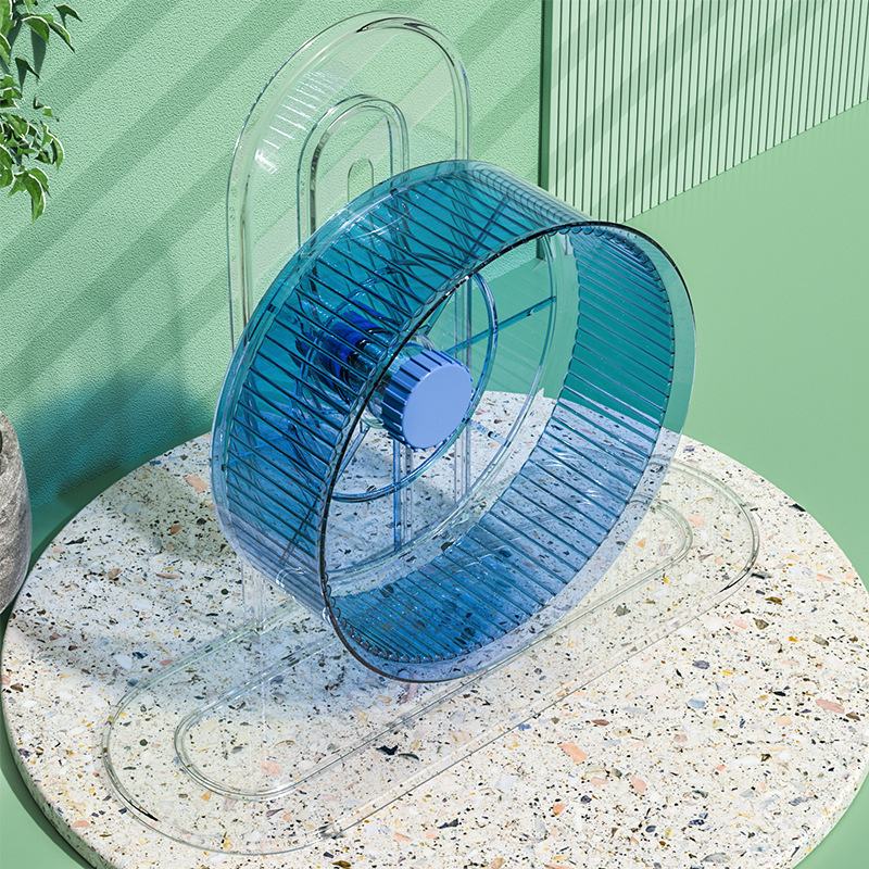 Žiurkėno laikiklis, bėgimo ratas, auksinis lokys, praplatintas ir ypač didelis žiurkėno žaislinis bėgimo ratas, dvigubas guolis, reguliuojamo aukščio, naminių gyvūnėlių reikmenys