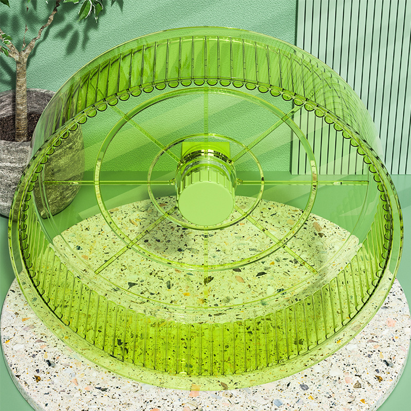 Žiurkėno laikiklis, bėgimo ratas, auksinis lokys, praplatintas ir ypač didelis žiurkėno žaislinis bėgimo ratas, dvigubas guolis, reguliuojamo aukščio, naminių gyvūnėlių reikmenys