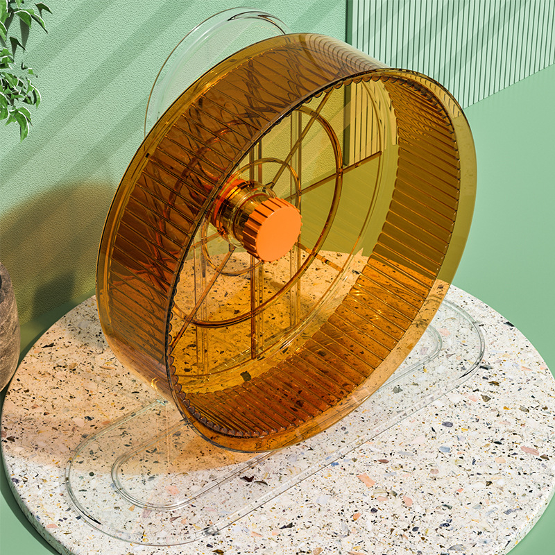 Žiurkėno laikiklis, bėgimo ratas, auksinis lokys, praplatintas ir ypač didelis žiurkėno žaislinis bėgimo ratas, dvigubas guolis, reguliuojamo aukščio, naminių gyvūnėlių reikmenys