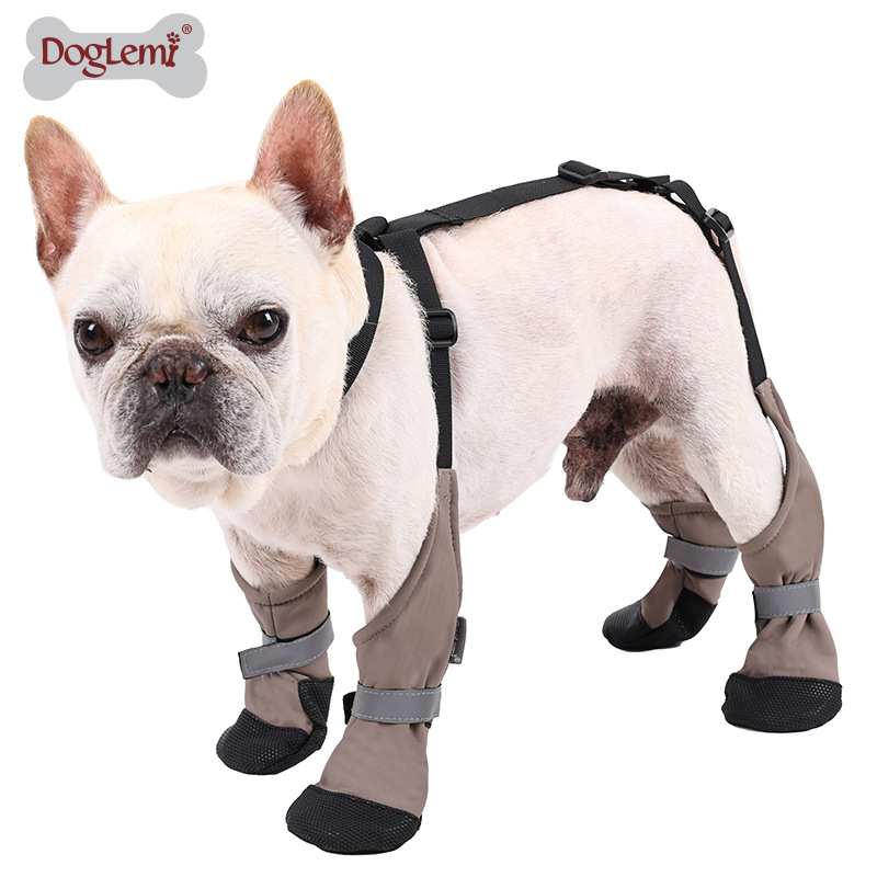 Naminių gyvūnėlių šunų batai, apsaugantys nuo purvo, apsaugantys nuo kritimo, dirželiai, šilti auksaspalvio retriverio šunų batai, naminių gyvūnėlių reikmenys, apsaugantys nuo purvo išeinant į lauką