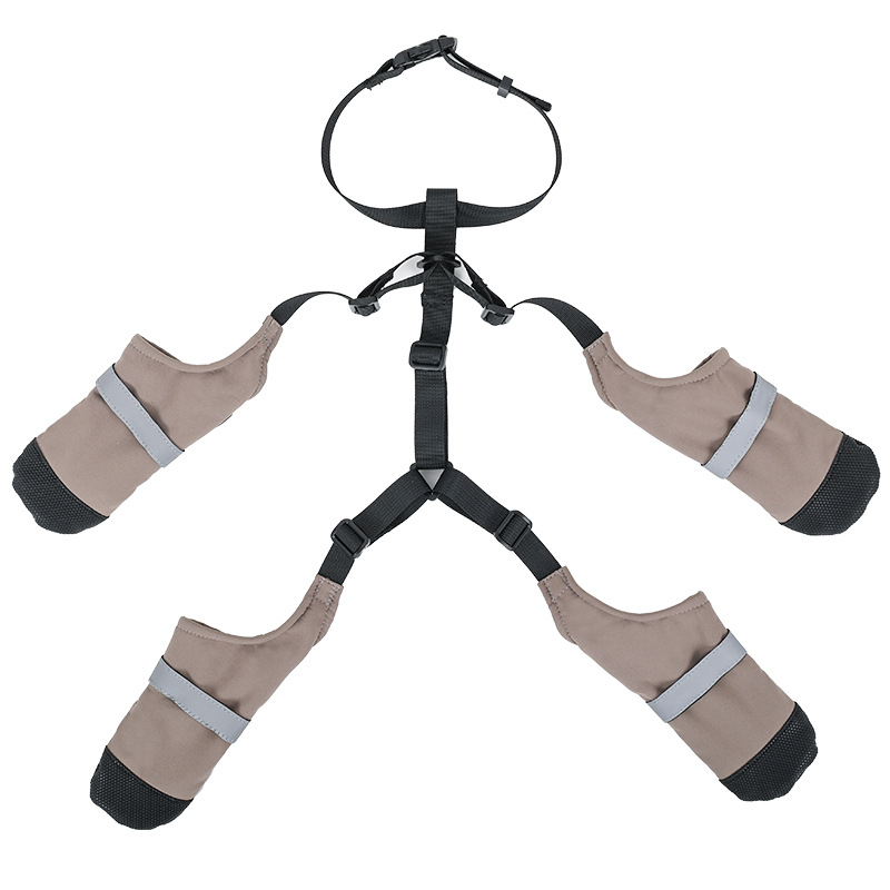 Naminių gyvūnėlių šunų batai, apsaugantys nuo purvo, apsaugantys nuo kritimo, dirželiai, šilti auksaspalvio retriverio šunų batai, naminių gyvūnėlių reikmenys, apsaugantys nuo purvo išeinant į lauką