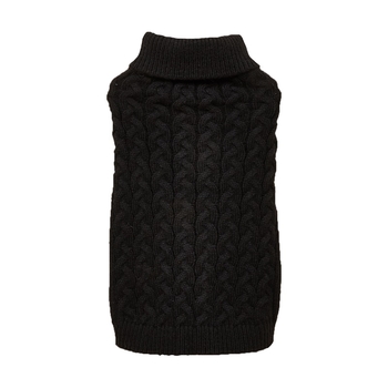 Νέο, διασυνοριακό, άνετο, πλεκτό πουλόβερ σκύλου με δύο πόδια, casual ελαστικό, μονόχρωμο, σε ποικιλία από στριφτό πλεκτό ύφασμα με βελούδο και βελούδο.