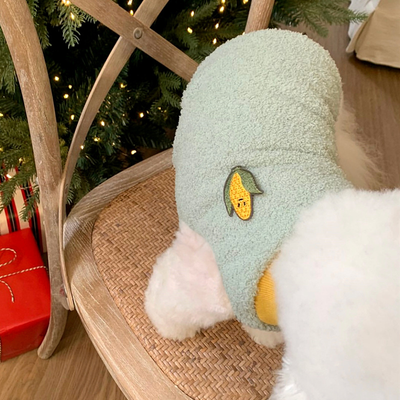 Jope Bixiong koera pesapalliülikond väikesele koerale, kassile, bomei, Korea sügis- ja talvekaru, soojad riided