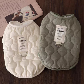 Jesensko-zimski prsluk za mačke i pse, topli janjeći flis, vanjski pojas za male i srednje pse, odjeća za kućne ljubimce, zadebljan i topao