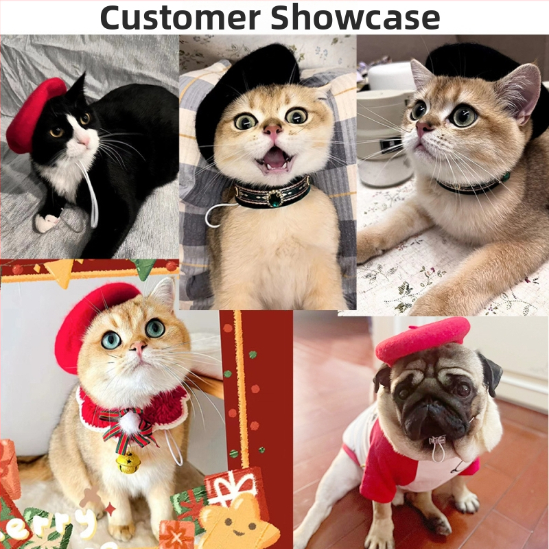 Строго подбрани Amazon на едро есенни и зимни шапки за домашни любимци, котешки барети, кучета, вълнени топли аксесоари за шапки