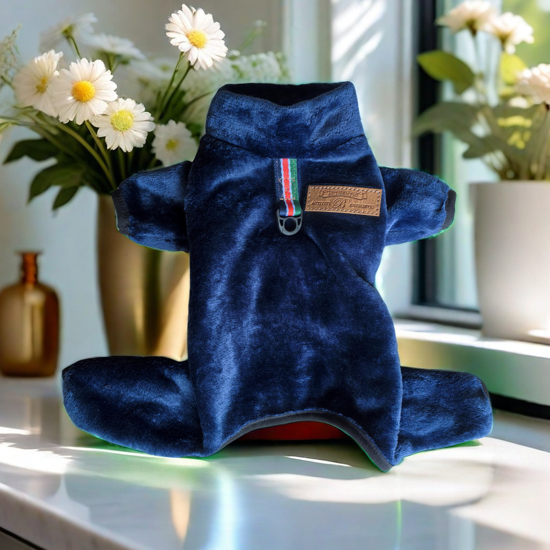 Зимни дрехи за кучета с трансгранична покривка, удебелено топло памучно палто за малки и средни кучета, дрехи за кучета с четири крака, дрехи за домашни любимци, Tragable