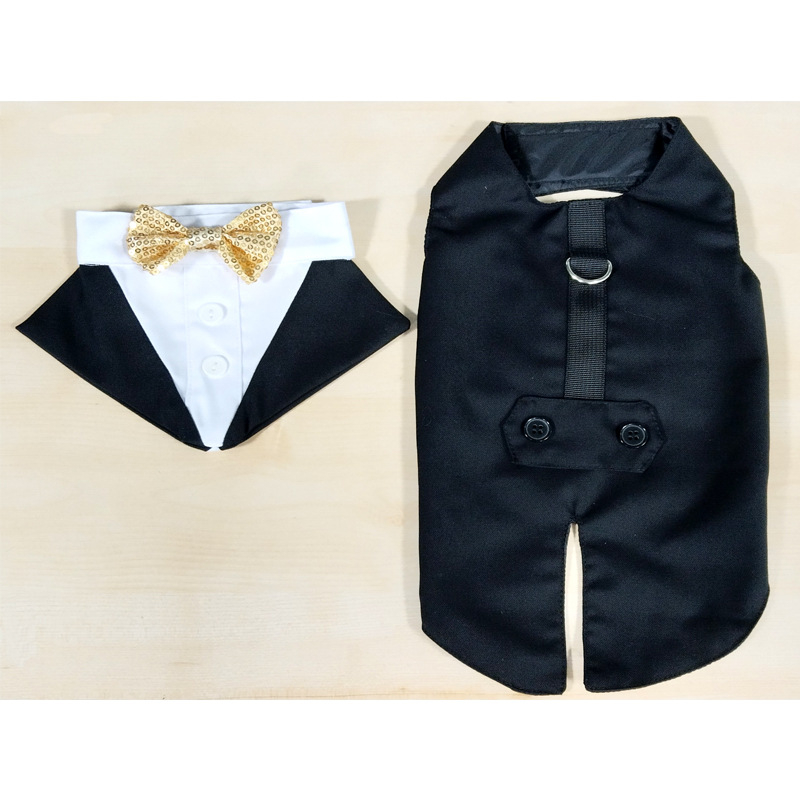 Odjeća za pse, smoking za štence, vjenčanica, odijelo za kućne ljubimce, medvjedić, odjeća za male pse, odjeća za kućne ljubimce, odjeća za prekogranične veze