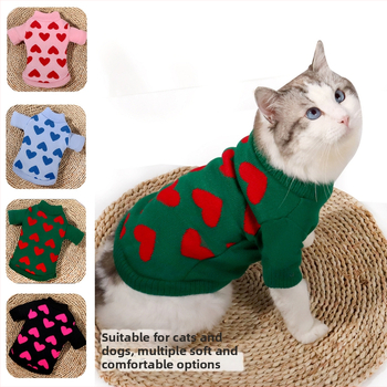 Нови пролетни есенни зимни модни маркови вълнени пуловери, дрехи за кучета и котки, топли ежедневни дрехи, фабрични дрехи за домашни любимци