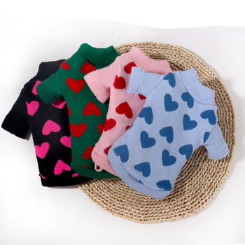 Нови пролетни есенни зимни модни маркови вълнени пуловери, дрехи за кучета и котки, топли ежедневни дрехи, фабрични дрехи за домашни любимци