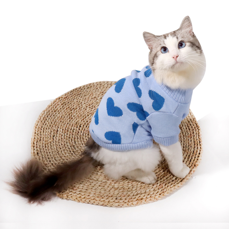 Нови пролетни есенни зимни модни маркови вълнени пуловери, дрехи за кучета и котки, топли ежедневни дрехи, фабрични дрехи за домашни любимци