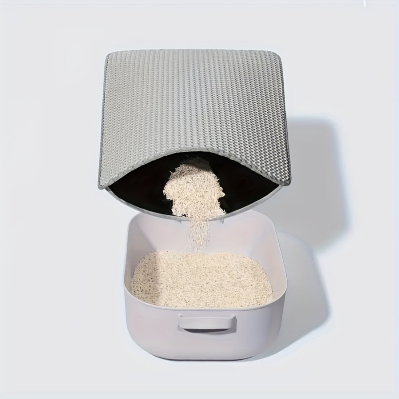 Határokon átnyúló Eva macskaalom szőnyeg, kihúzásgátló macskaalom szűrő, fröccsenésgátló, szennyeződésmentes macskaalom doboz, kisállat szőnyeg tisztítószerek