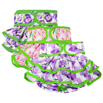 Πάνες για σκύλους με ισχυρή απορρόφηση νερού, επαναχρησιμοποιούμενες πάνες για σκύλους με στεγανές πάνες για κουτάβια, κατάλληλες για μέγεθος