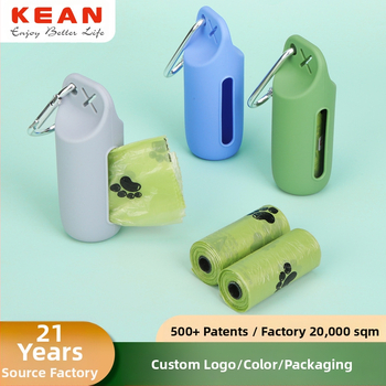 Кутия за съхранение на кучешки акане в джоб за домашни любимци, джоб за кучета, безплатен висящ пръстен, 2 в 1, преносима чанта за съхранение на кучешки акане