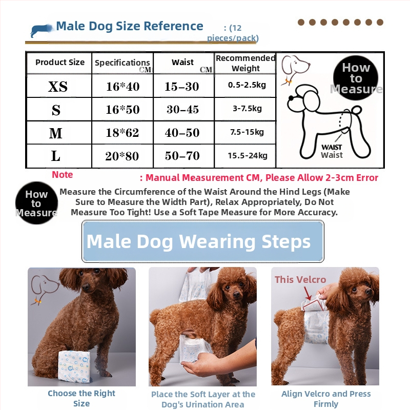 Χάρτινα παντελόνια για κατοικίδια για σκύλους, ειδικά για θηλυκά σκυλιά σε έξαρση, φυσιολογικά προστατευτικά παντελόνια για την αποφυγή εγκυμοσύνης, προϊόντα υγιεινής για αρσενικά σκυλιά Teddy, αδιάβροχα